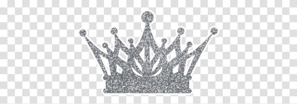 Silver Glitter Crown Silver Glitter Crown Clipart, Accessories, Accessory, Jewelry, Tiara Transparent Png