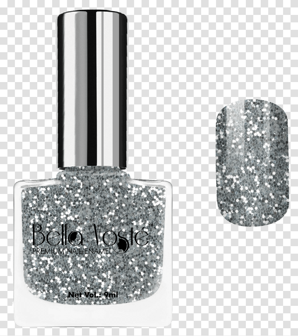 Silver Glitters Silver Glitter Nail Paint, Cosmetics, Lipstick, Crystal, Diamond Transparent Png