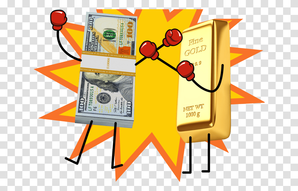 Silver Gold Price Drops Gold Price Drop, Money Transparent Png