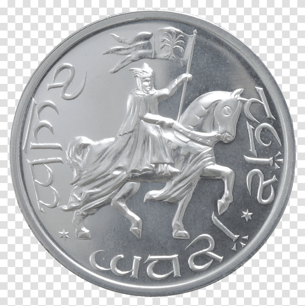 Silver Gondor Double Crown Dime, Coin, Money, Person, Human Transparent Png