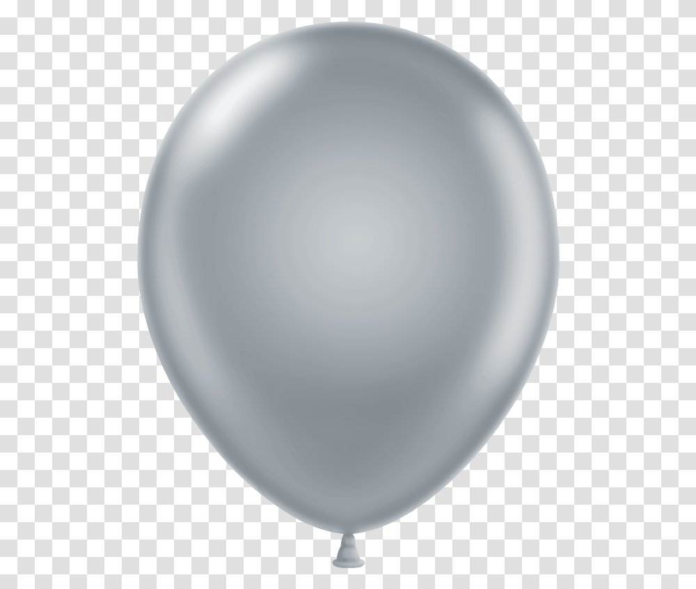 Silver Gray Color Balloon Transparent Png