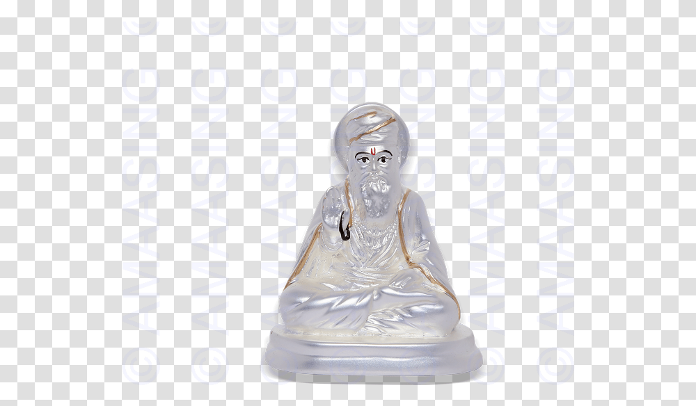 Silver Gurunanak Ji Figurine, Worship, Person, Statue, Sculpture Transparent Png