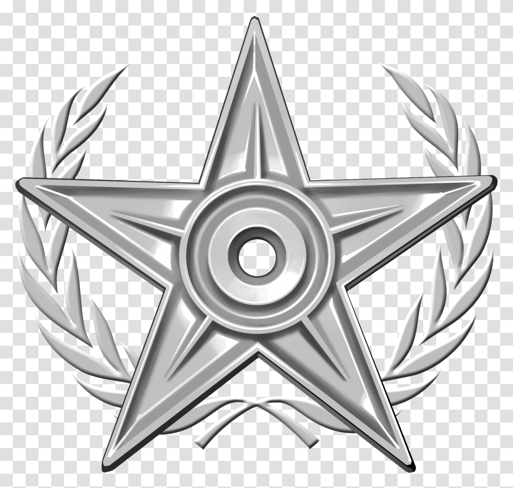 Silver Hd Silver, Emblem, Sink Faucet, Star Symbol Transparent Png