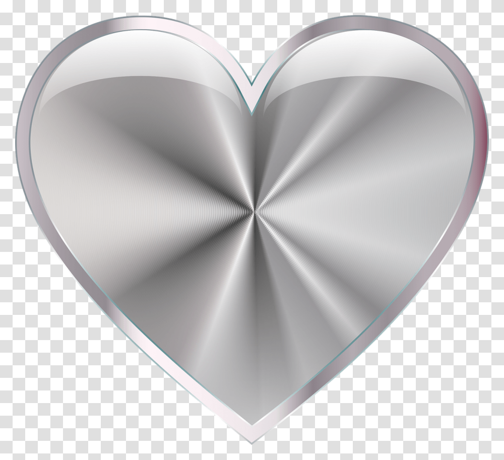 Silver Heart Free, Diamond, Gemstone, Jewelry, Accessories Transparent Png