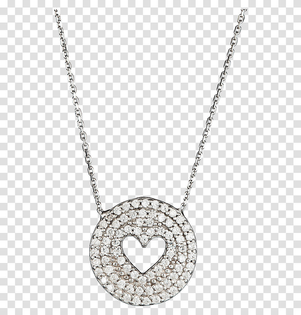 Silver Heart Round Pendant Image Silver Necklace With Heart, Jewelry, Accessories, Accessory, Locket Transparent Png