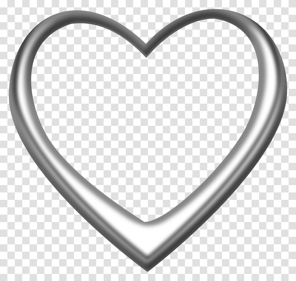 Silver Heart Silver Heart Clipart Free Transparent Png