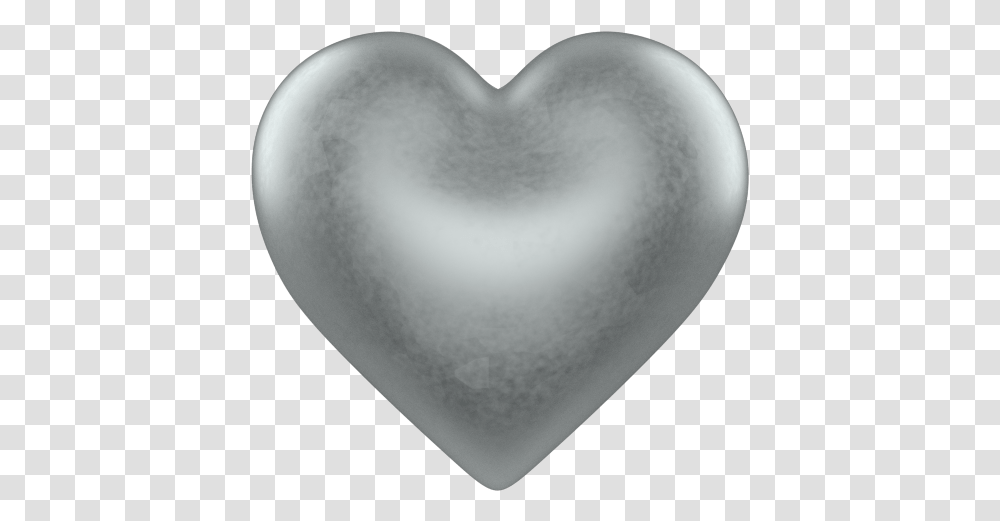 Silver Hearts Clipart Silver Heart, Egg, Food, Moon, Outer Space Transparent Png