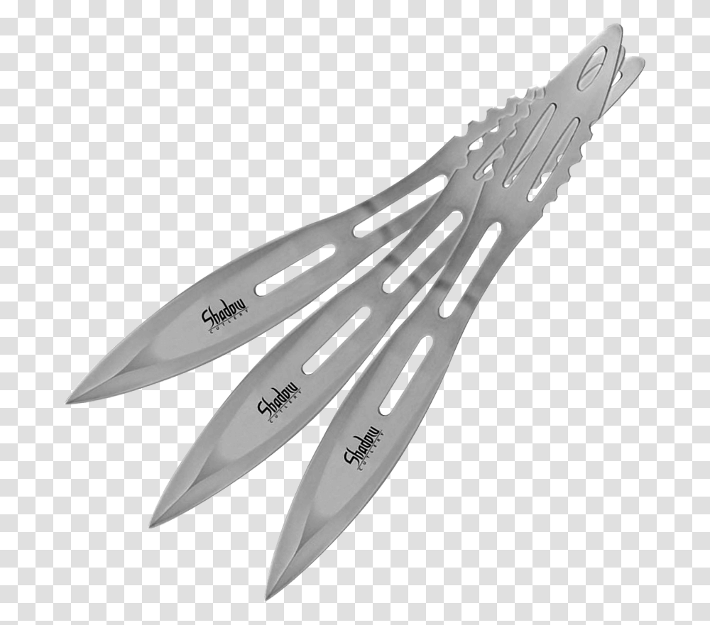 Silver Hornet Throwing Knife Set Hunting Knife, Weapon, Weaponry, Blade, Cutlery Transparent Png
