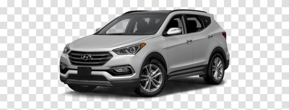 Silver Hyundai Santa Fe, Car, Vehicle, Transportation, Automobile Transparent Png