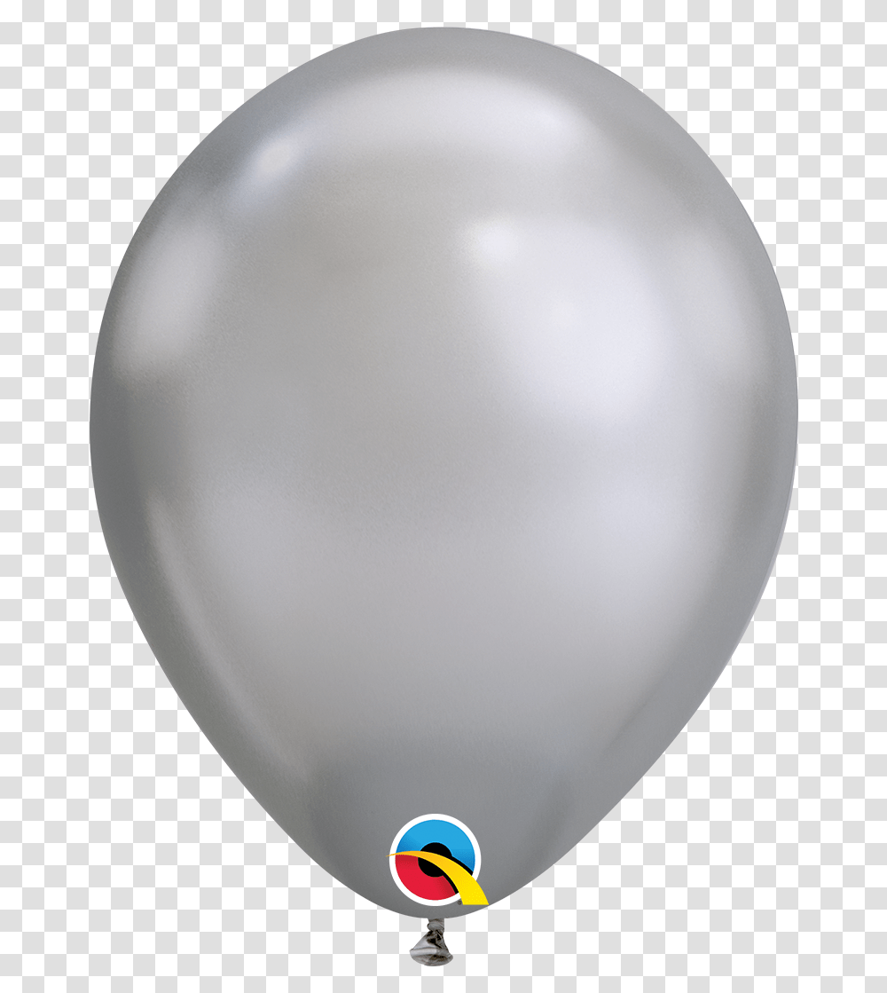 Silver Latex Ballon, Balloon, Sphere, Pottery, Porcelain Transparent Png