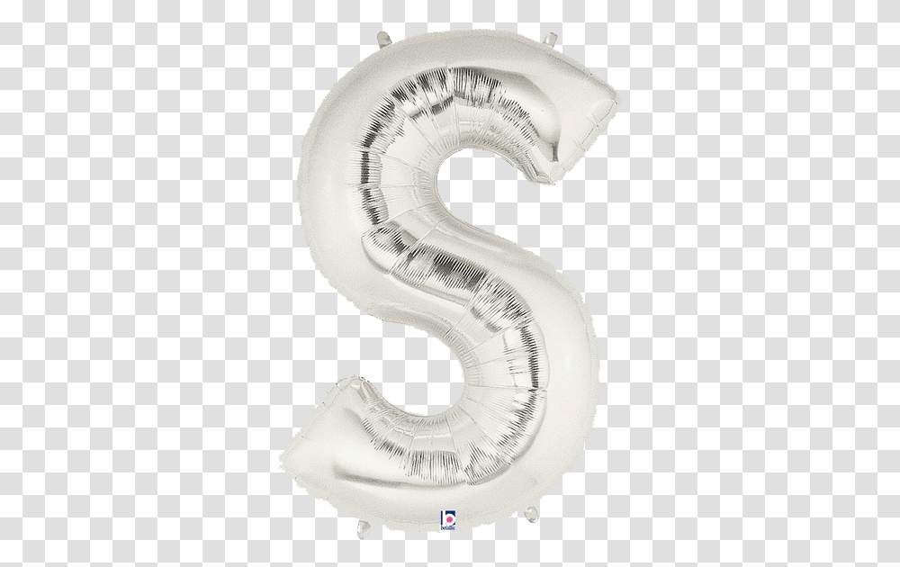 Silver Letter S Foil Letter Balloons Letter, Stomach, Hip, X-Ray, Ct Scan Transparent Png