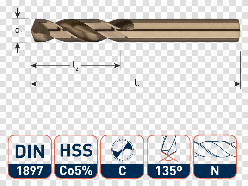 Silver Line Drill Bit, Weapon, Weaponry, Tool Transparent Png
