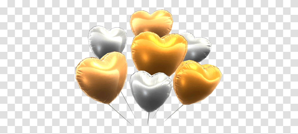 Silver Mario Kart Tour Heart Balloons, Sweets, Food, Confectionery Transparent Png