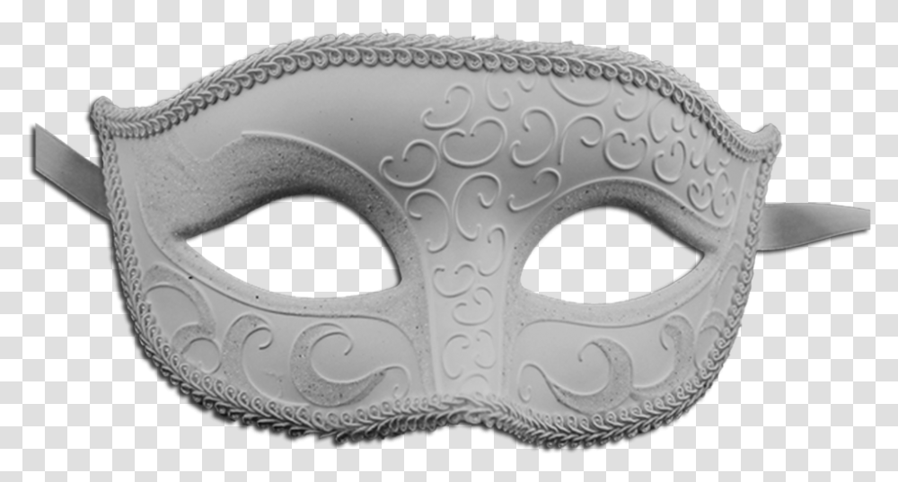 Silver Masquerade Mask Mask, Buckle, Apparel, Jacuzzi Transparent Png