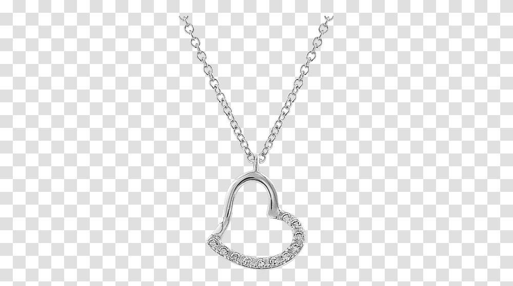 Silver Necklace With Zirconia Lord Is My Shepherd Hebrew Pendant, Jewelry, Accessories, Accessory, Locket Transparent Png