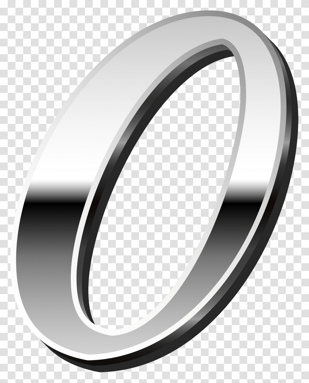 Silver Number Zero Clip, Ring, Jewelry, Accessories, Accessory Transparent Png