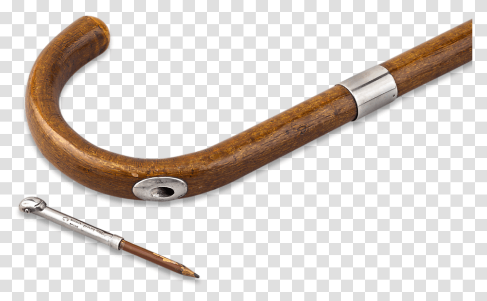 Silver Pencil Walking Stick Hardwood, Hammer, Tool, Cane, Smoke Pipe Transparent Png