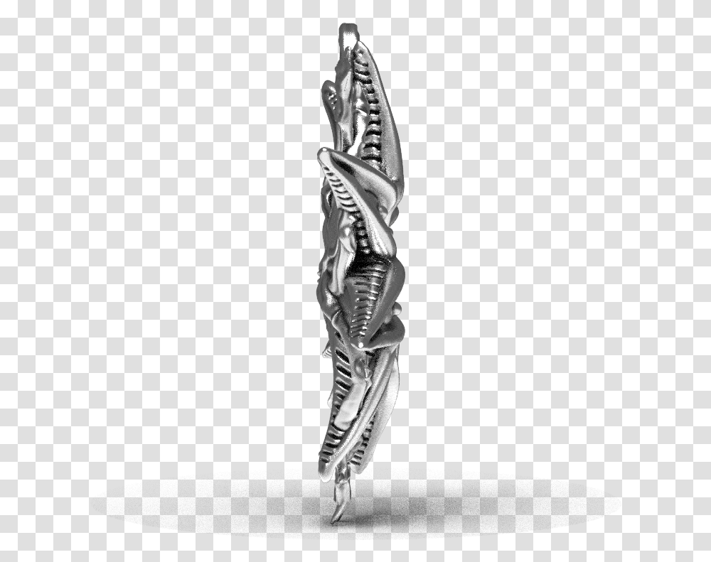 Silver Pendant, Alien, Skeleton, Person, Human Transparent Png