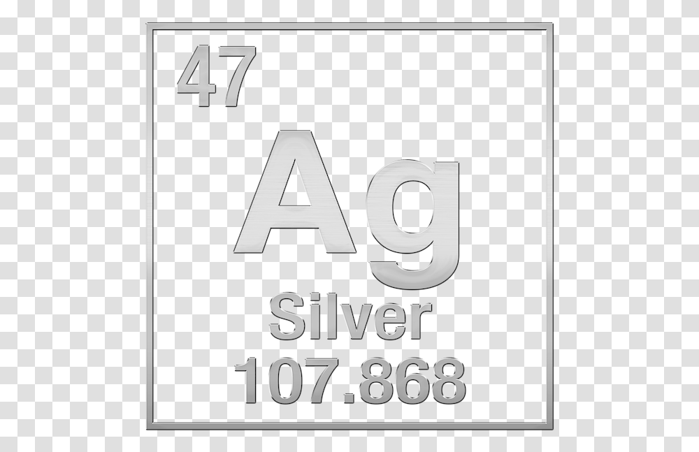 Silver Periodic Table Symbol Download Parallel, Poster, Advertisement, Alphabet Transparent Png