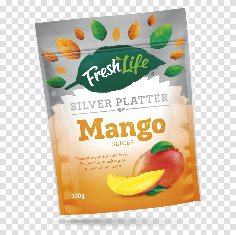 Silver Platter Mango Slices - Fresh Life Fruit, Plant, Food, Peach, Flyer Transparent Png