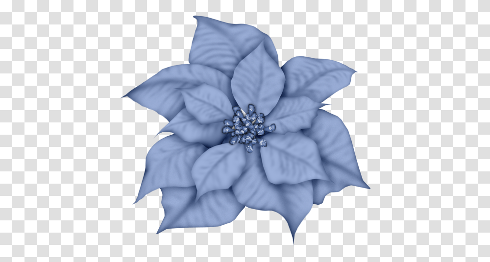 Silver Poinsettia Clipart Blue Christmas Flower, Accessories, Accessory, Ornament, Jewelry Transparent Png