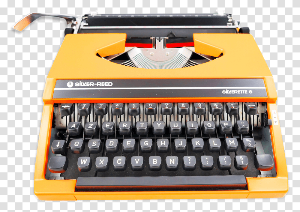 Silver Reed Vintage Typewriter Typewriter, Computer Keyboard, Computer Hardware, Electronics, Tool Transparent Png