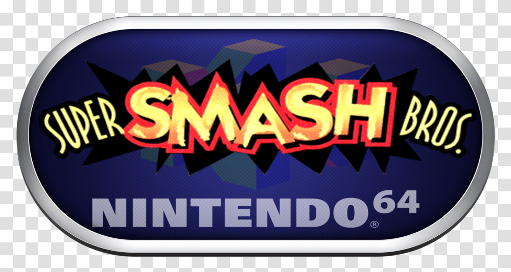 Silver Ring Clear Game Logo Set Super Smash Bros Nintendo 64 Logo, Word, Advertisement, Poster Transparent Png