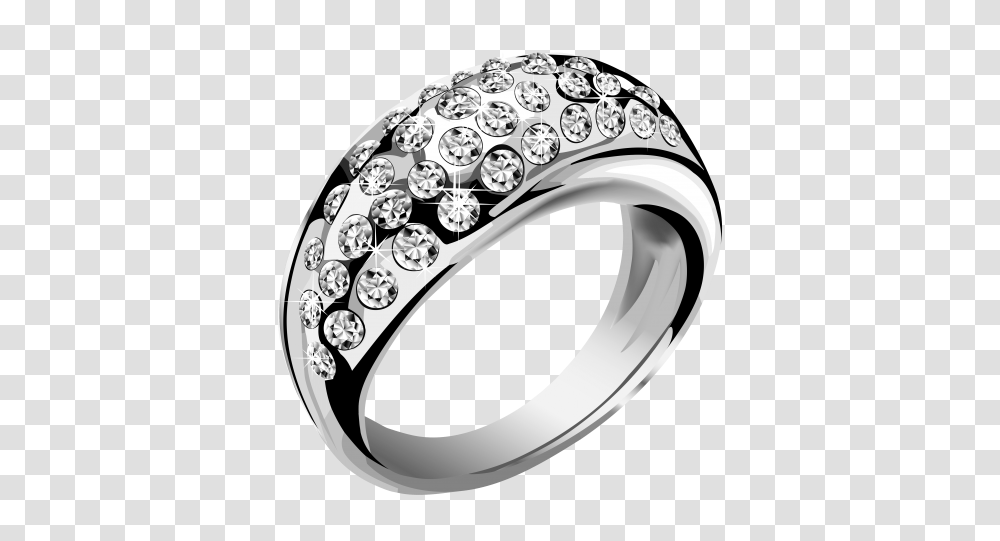 Silver Ring With Diamond, Jewelry, Accessories, Accessory, Gemstone Transparent Png