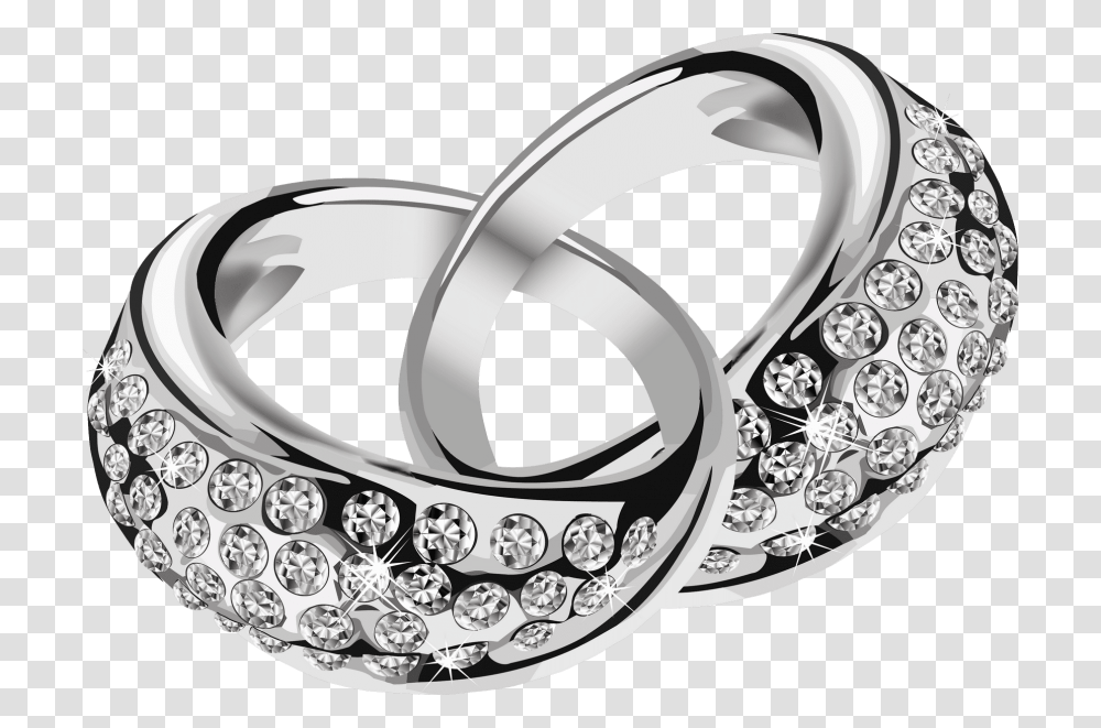 Silver Ring With Diamond, Platinum, Buckle, Jewelry, Accessories Transparent Png