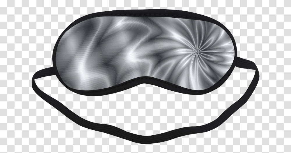 Silver Shiny Swirl Sleeping Mask Water Polo Sleep, Apparel, Furniture, X-Ray Transparent Png