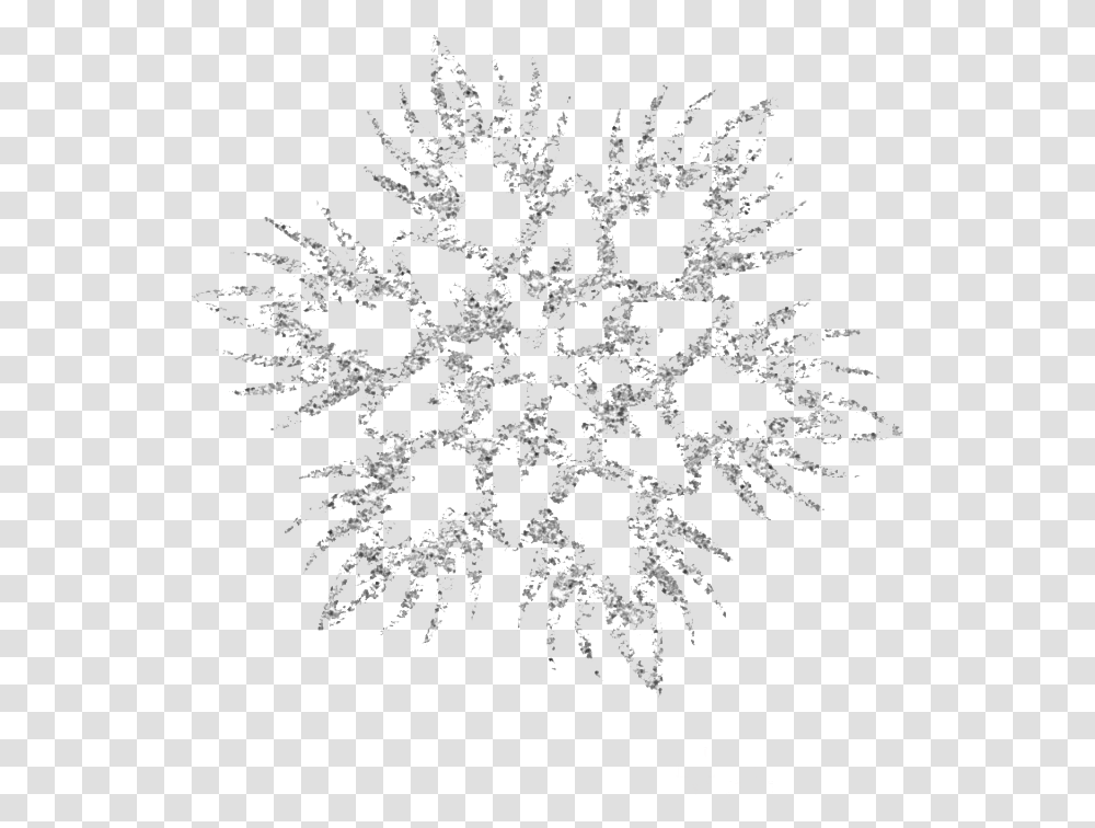 Silver Snowflake Background Beautiful Snowflake Background Transparent Png