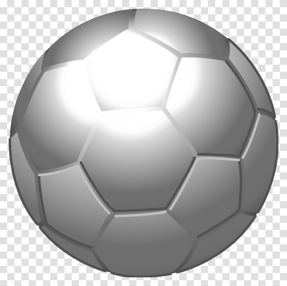Silver Soccer Ball Download Silver Soccer Ball, Football, Team Sport, Sports Transparent Png