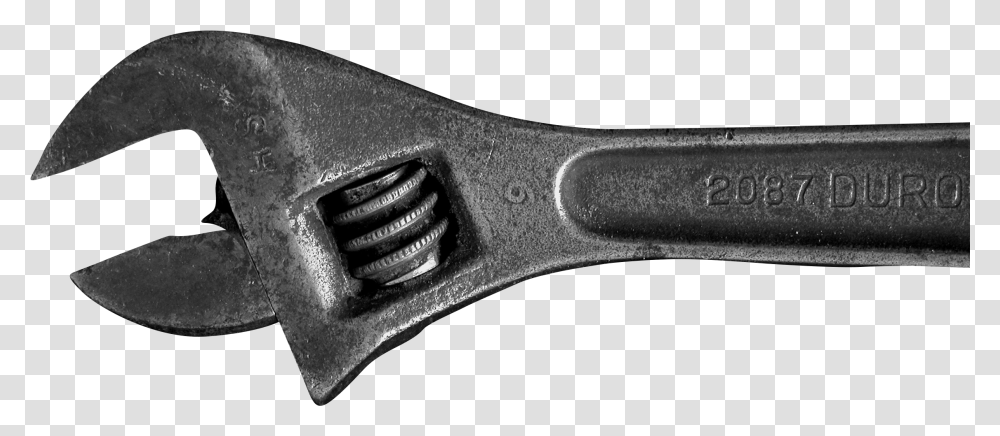 Silver Spanner Adjustable Spanner, Wrench, Axe, Tool, Shears Transparent Png