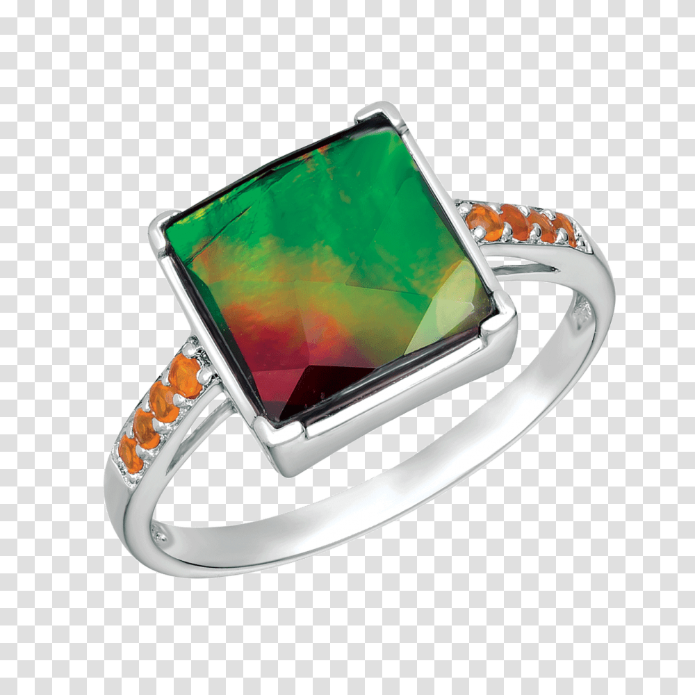 Silver Square Fire Opal Ring, Gemstone, Jewelry, Accessories, Accessory Transparent Png
