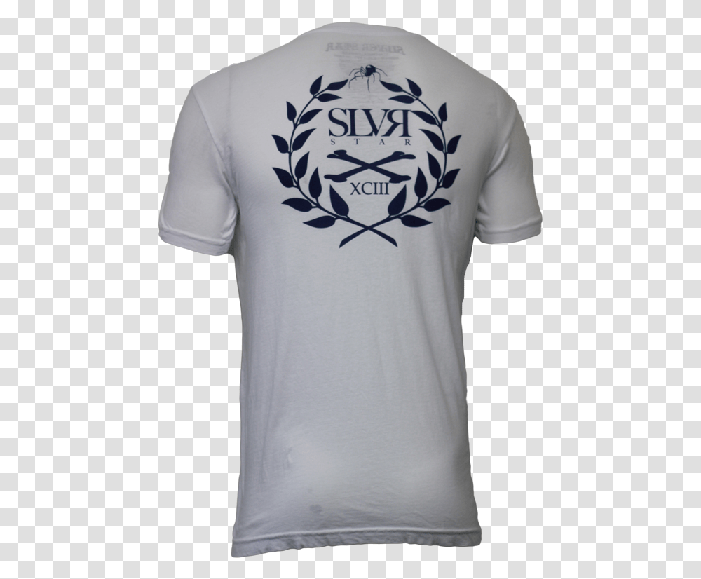 Silver Star Anderson Silva Spider Tee Laurel Wreath, Apparel, Hand, Person Transparent Png