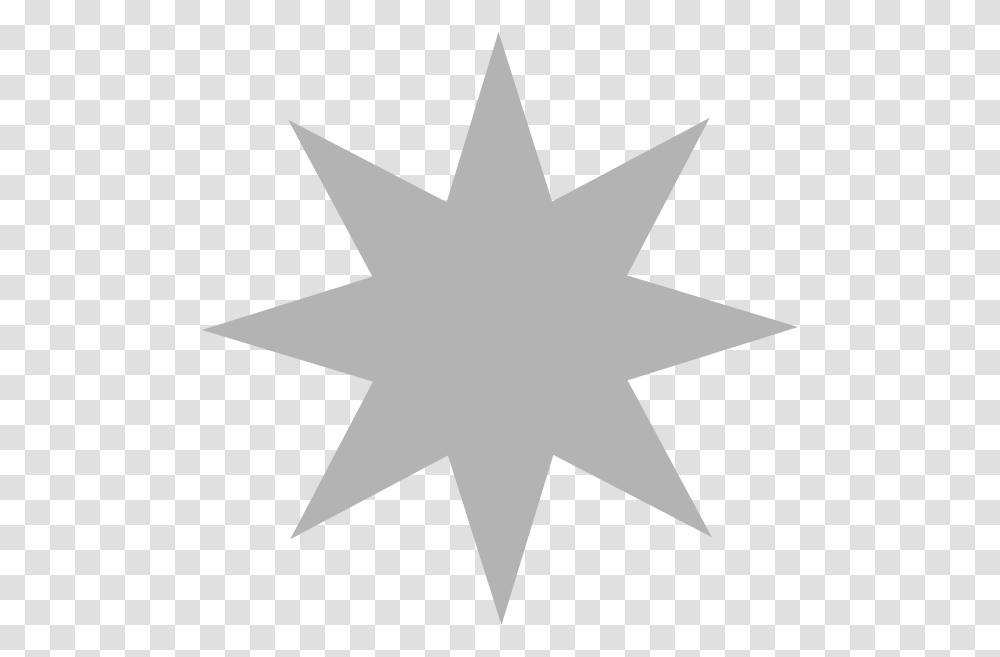 Silver Star Clip Art At Clker Corona Diffraction, Cross, Star Symbol, Emblem Transparent Png