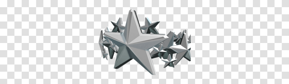 Silver Star Crown Roblox Silver King Of The Night, Symbol, Star Symbol, Art, Paper Transparent Png