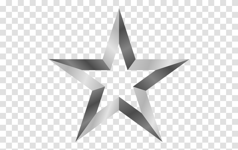 Silver Star Image Concave Silver Stars Stars Clear Background Star, Cross, Star Symbol Transparent Png