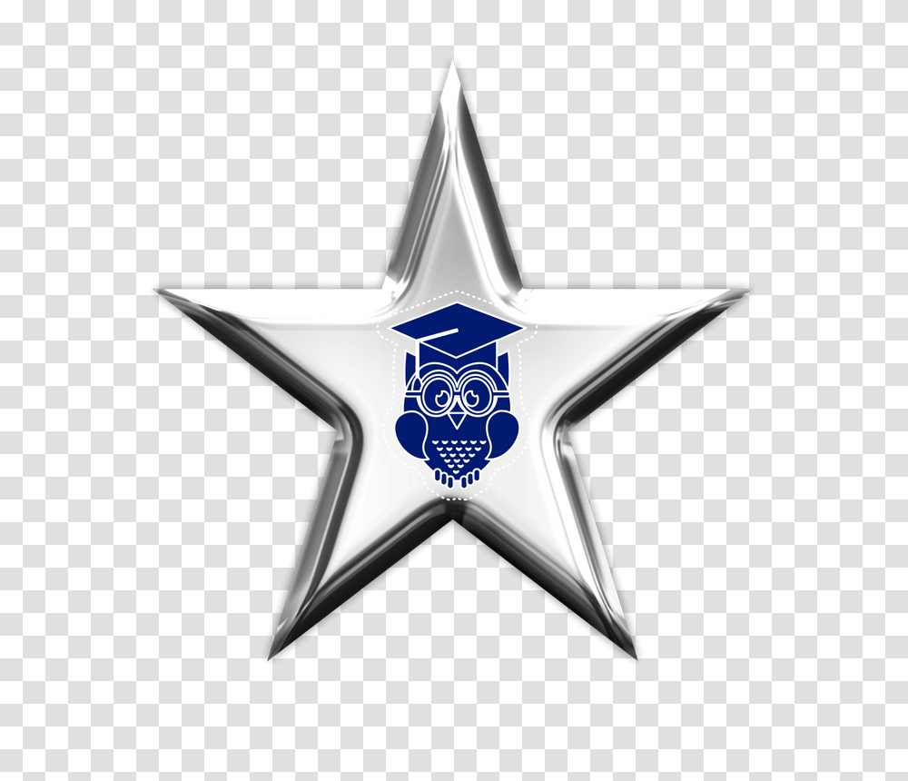 Silver Star, Star Symbol, Airplane, Aircraft Transparent Png