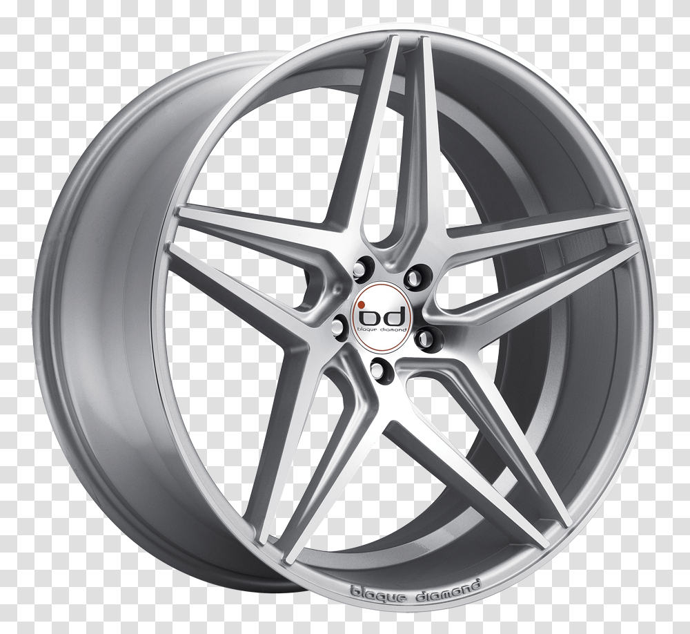 Silver Stnd Black Diamond Wheels, Machine, Tire, Car Wheel, Spoke Transparent Png