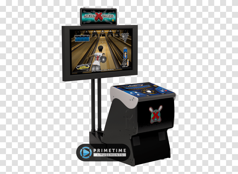 Silver Strike X Offline Arcade Video Game By Incredible Silver Strike Bowling, Monitor, Screen, Electronics, Display Transparent Png