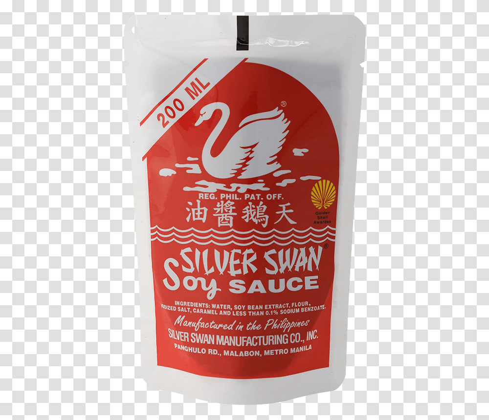 Silver Swan Soy Sauce 200ml Silver Swan Soy Sauce, Beverage, Drink, Bottle, Alcohol Transparent Png