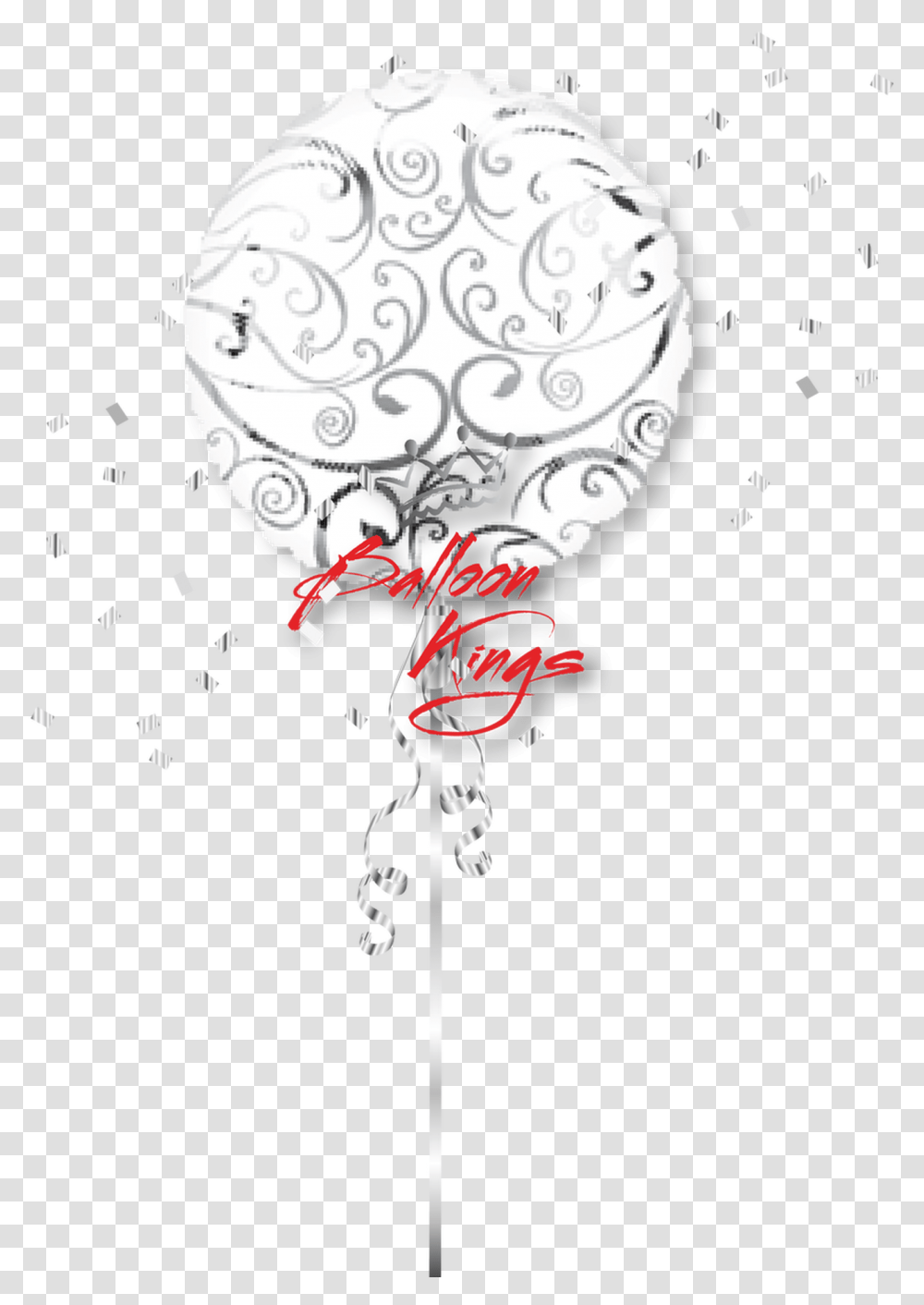 Silver Swirls Designer Illustration, Floral Design, Pattern Transparent Png