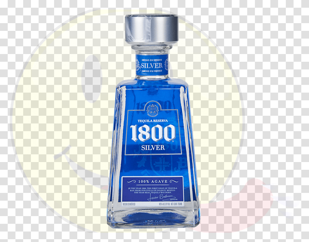 Silver Tequila 1800 Silver X 750 Ml, Liquor, Alcohol, Beverage, Drink Transparent Png