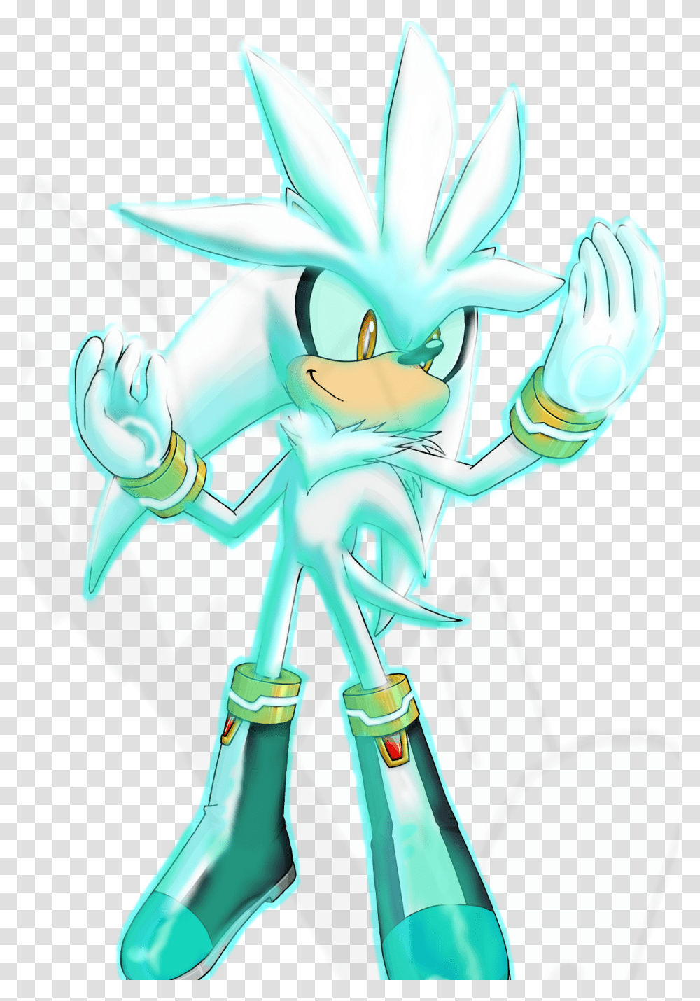 Silver The Hedgehog Fan Art, Toy, Drawing, Light Transparent Png