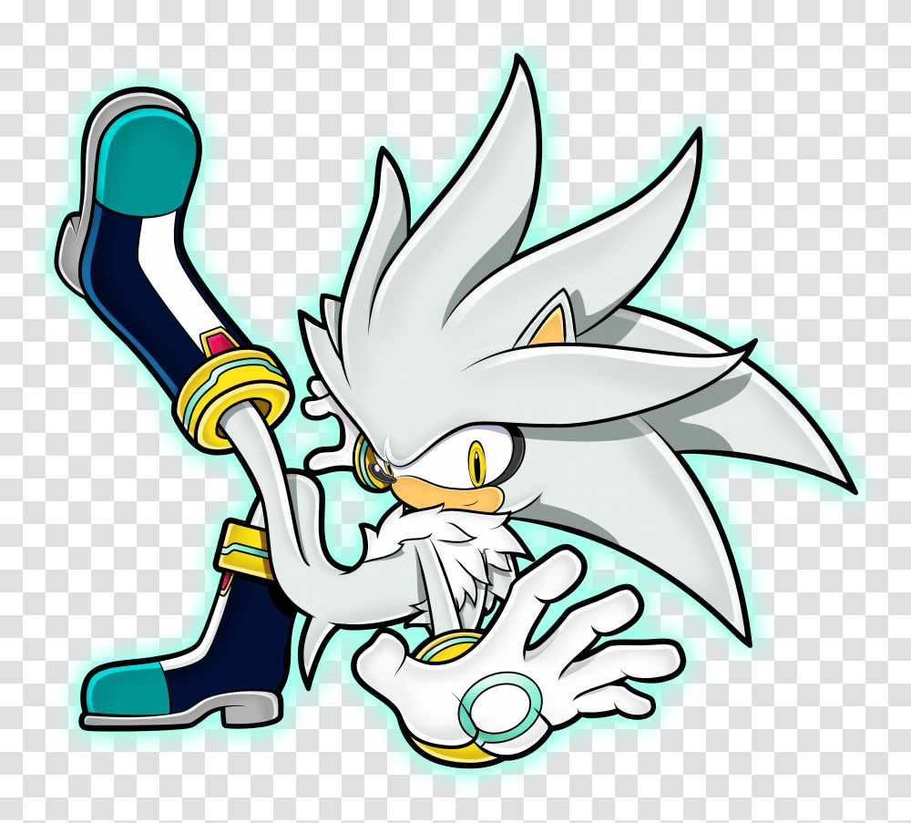 Silver The Hedgehog Sa By Robertpferd D5edalx Silver The Hedgehog Render, Outdoors, Nature Transparent Png