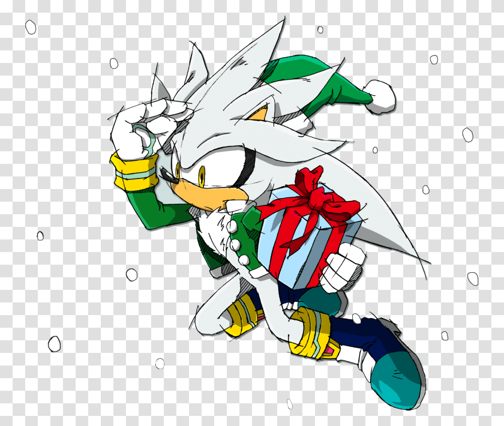 Silver The Hedgehog Silver The Hedgehog Christmas, Person, Human, Sweets, Food Transparent Png