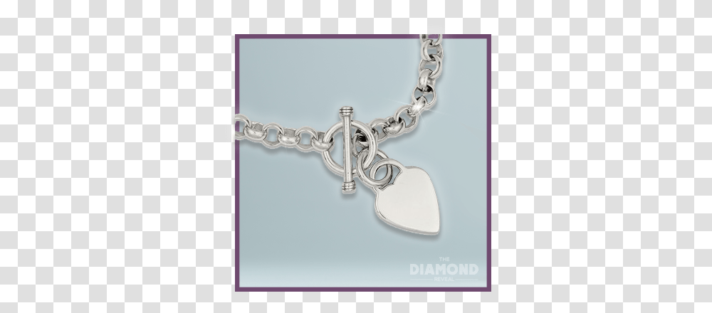 Silver Toggle Heart Bracelet Solid, Pendant, Jewelry, Accessories, Accessory Transparent Png