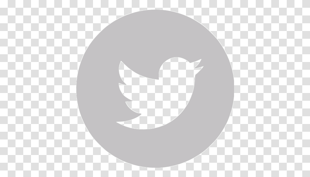 Silver Twitter 4 Icon Free Silver Social Icons Twitter App, Symbol, Stencil, Animal, Silhouette Transparent Png