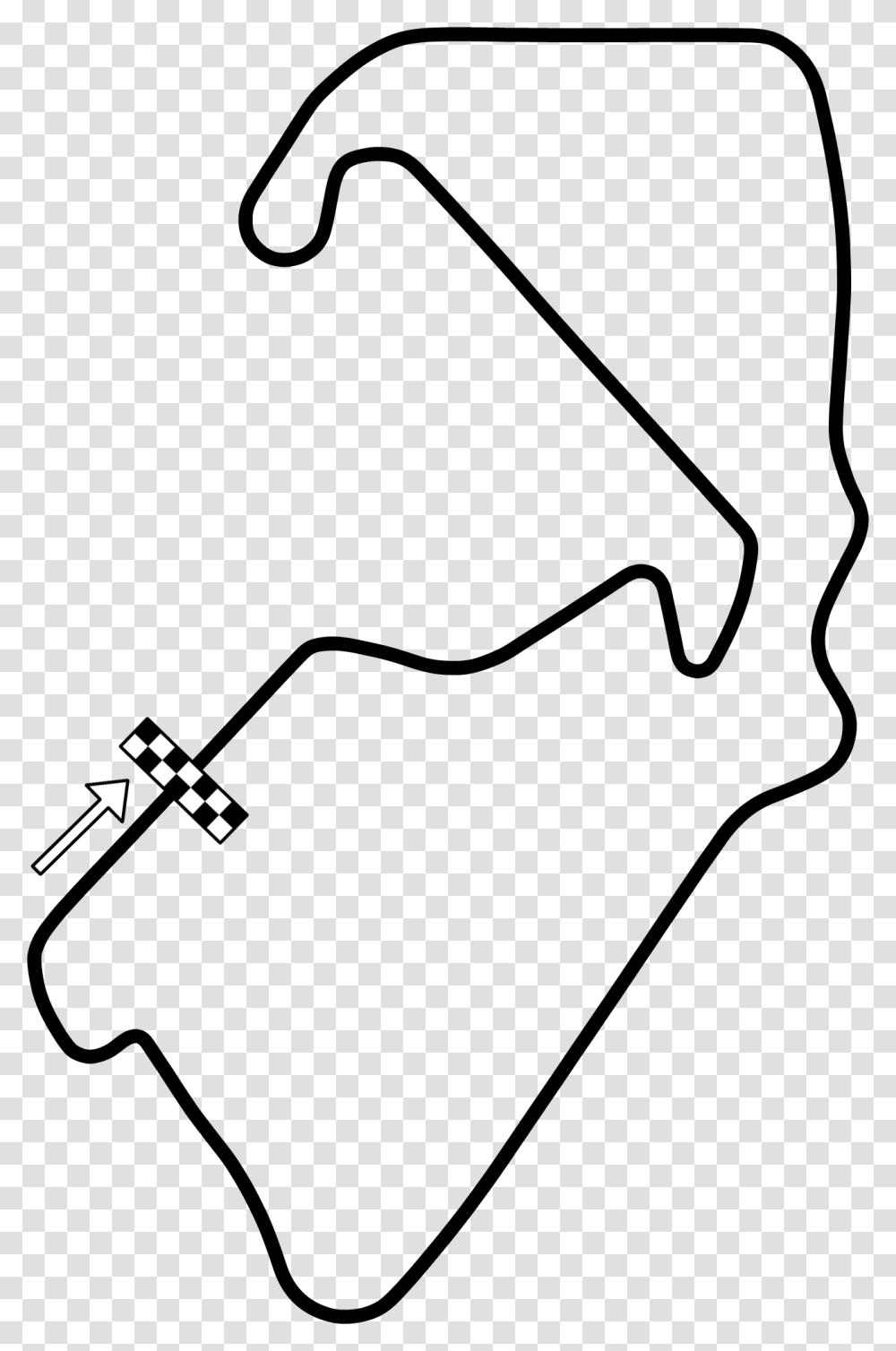 Silverstone Circuit Layout, Number, Cross Transparent Png